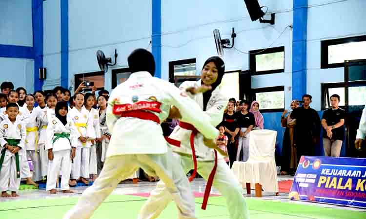 142 Atlet Jujitsu Ikuti Kejurkab Jujitsu Piala KONI Kabupaten Sidoarjo