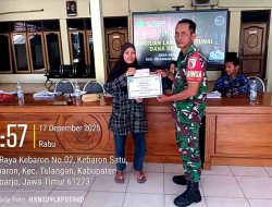 Babinsa Desa Kebaron Kawal Penyaluran BLT DD Tahap Akhir: Pastikan Tepat Sasaran dan Kondusif