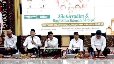 Bupati Sidoarjo Silaturrahim dan Ngaji Kitab Bersama IKAPPMAM, Perkuat Sinergi Ulama dan Pemerintah