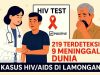 Kasus HIV/AIDS di Lamongan: 219 Terdeteksi, 9 Meninggal Dunia