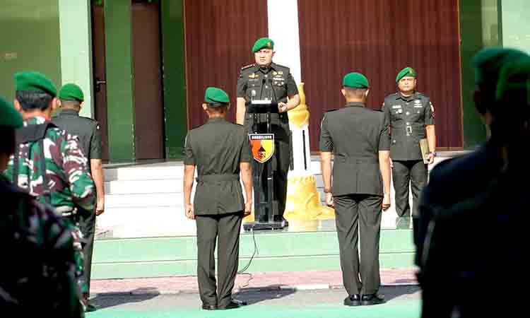 Dandim Bojonegoro Pimpin Upacara