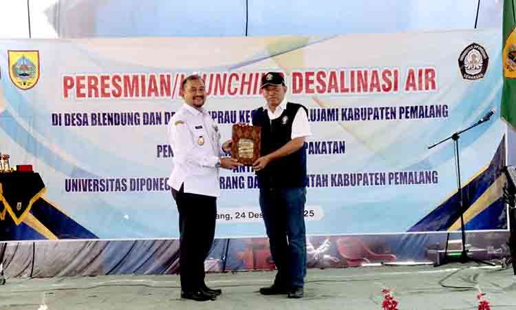 Dandim Pemalang Hadiri Peresmian Desalinasi