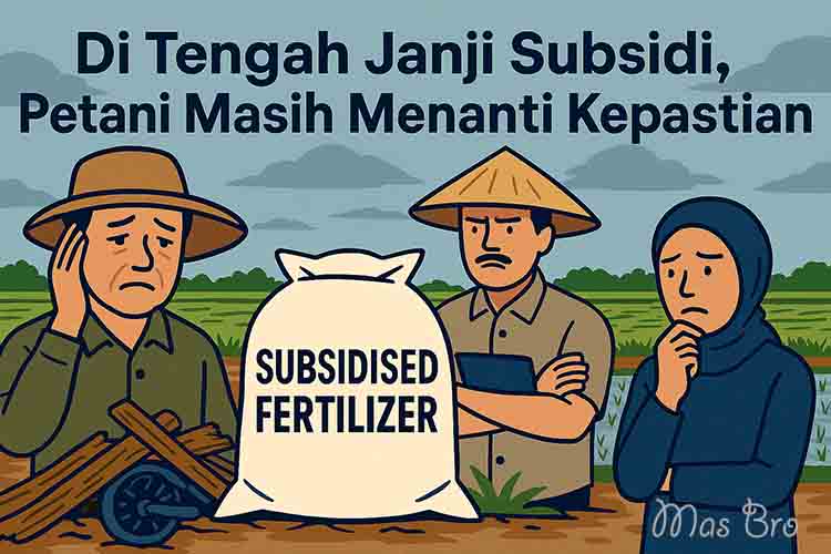 Di Tengah Janji Subsidi, Petani Masih Menanti Kepastian