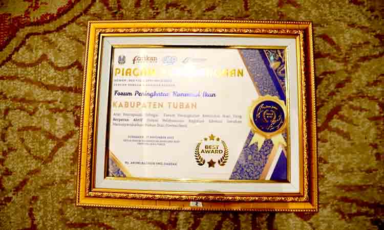 Forikan Tuban Raih Penghargaan Dari Provinsi Jawa Timur