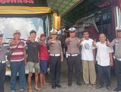 Jelang Nataru, Satlantas Polres Kediri Perkuat Pengawasan Angkutan Umum