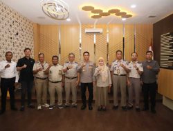 Silaturahmi Tingkatkan Sinergi, Kepala BPN Kota Kediri Kunjungi Kapolres Kediri Kota