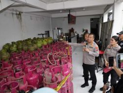 Polrestabes Surabaya Ungkap Sindikat Pengoplos LPG Bersubsidi 3kg ke 12kg