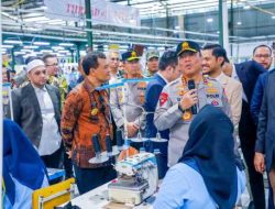 Wakapolri Resmikan Kembali Operasional Pabrik Garmen Wonghang Bersaudara di Pemalang