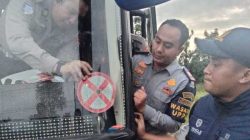 Jelang Nataru Ditlantas Polda Jatim Gelar Ramcheck di PO Bus