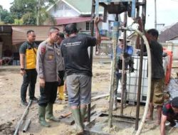 Polri Terus Kebut Pembangunan Sumur Bor di Berbagai Fasilitas Umum di Aceh Tamiang