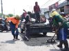 Wabup Sidoarjo Pantau Satgas Jalan Dinas PUBMSDA Sidoarjo Perbaiki Jalan Rusak