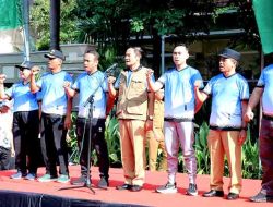 Kapolres Lamongan Hadiri Lomba Gerak Jalan HUT KORPRI ke-54, Polres Pastikan Pengamanan Kondusif