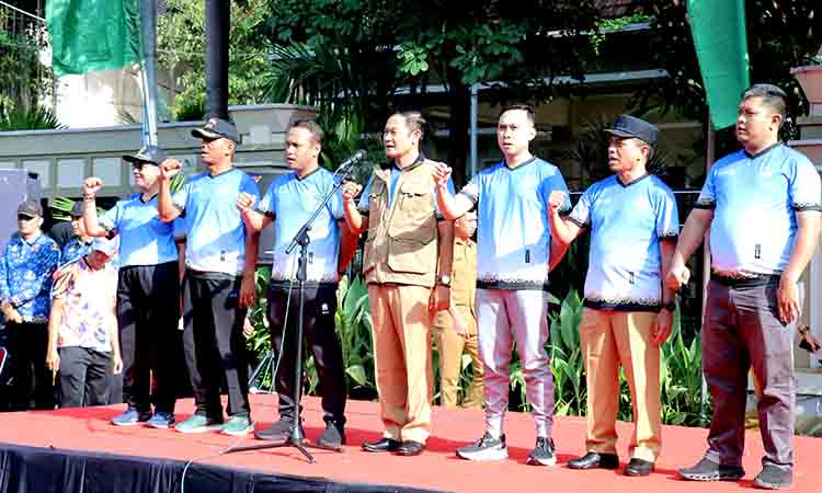 Kapolres Lamongan Hadiri Lomba Gerak Jalan