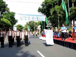 Kapolres Lamongan Hadiri Lomba Gerak Jalan