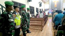 Koramil 10/Moga Pastikan Keamanan Ibadah Malam Natal di GKJ Moga