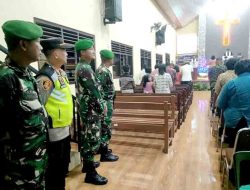 Koramil 10/Moga Pastikan Keamanan Ibadah Malam Natal di GKJ Moga