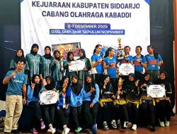 Pelajar Sidoarjo Antusias Ikuti Kejurkab Kabaddi 2025