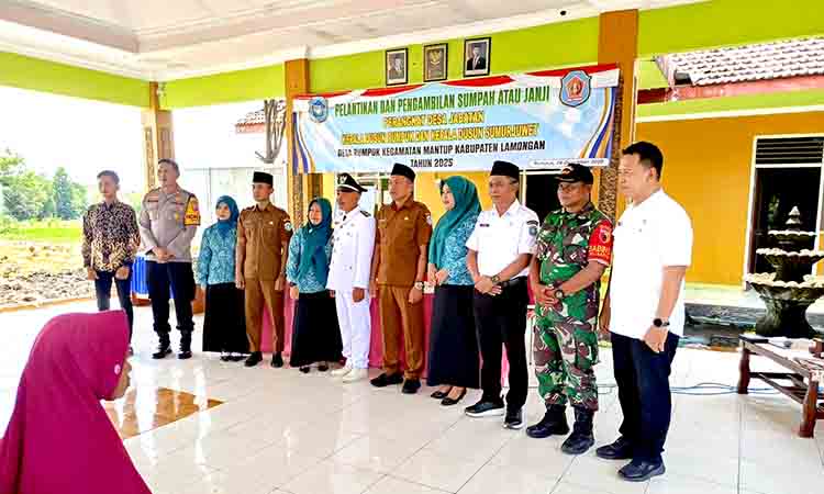 Pelantikan Perangkat Dusun Rumpuk dan Sumurjuwet
