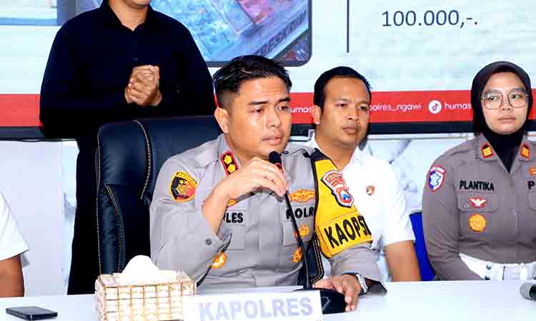 Polres Ngawi Gagalkan Peredaran Narkoba Jenis Sabu 29,98 Kg