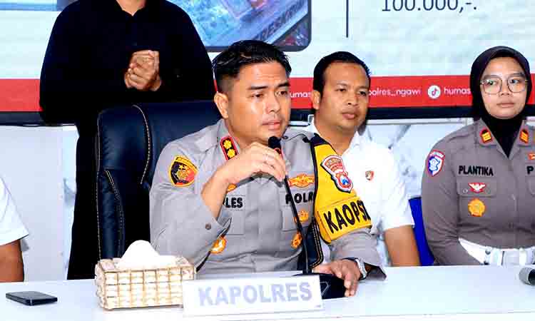 Polres Ngawi Ungkap Pencurian Emas Senilai Rp 90 Juta