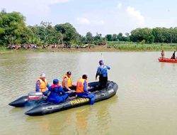 Polsek Solokuro dan Tim SAR Sisir Waduk Penguripan, Cari Remaja Diduga Tenggelam