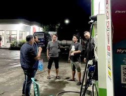 Satreskrim Polres Lamongan Gerak Cepat ke SPBU BabatTerkaiit Dugaan BBM Tercampur Air