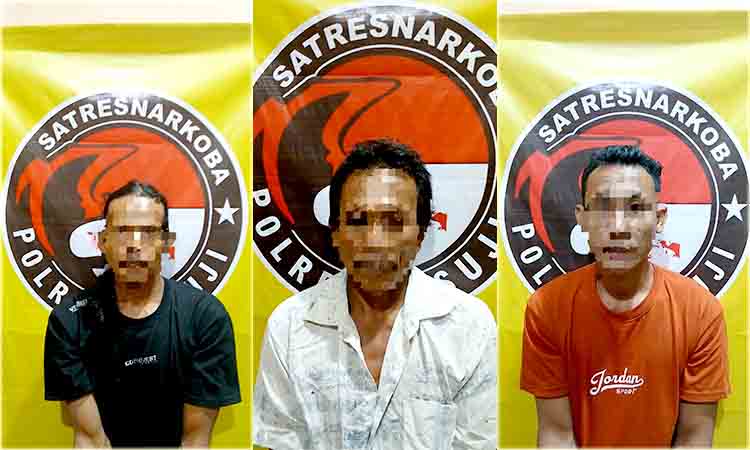 Tiga Warga Panca Jaya Ditangkap Polisi Saat Pesta Sabu di Mesuji