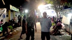 Babinsa Kawal Perayaan Tahun Baru di Desa Kebaron, Warga Meriah Tanpa Insiden