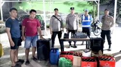 Sat Samapta Polres Lamongan & Polsek Sukodadi Grebek 5 Kafe! Puluhan Botol Miras Disita Jelang Nataru