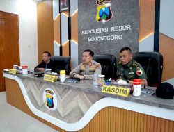 Jelang Nataru, Polres Bojonegoro Gelar Rakor Pengamanan Terpadu