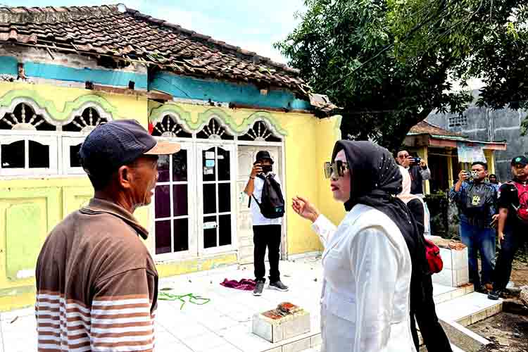 Wabup Sidoarjo Tinjau Kerusakan Rumah Warga