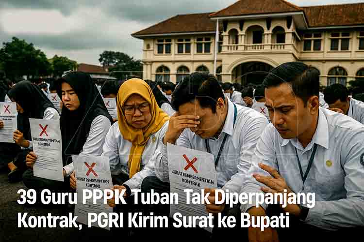 39 Guru PPPK Tuban Tak Diperpanjang Kontrak