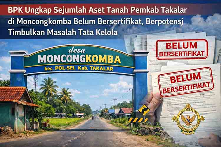 BPK Ungkap Sejumlah Aset Tanah Pemkab Takalar di Moncongkomba Belum Bersertifikat, Berpotensi Timbulkan Masalah Tata Kelola
