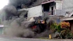 Bengkel Motor di Jalur Pantura Tuban Ludes Terbakar