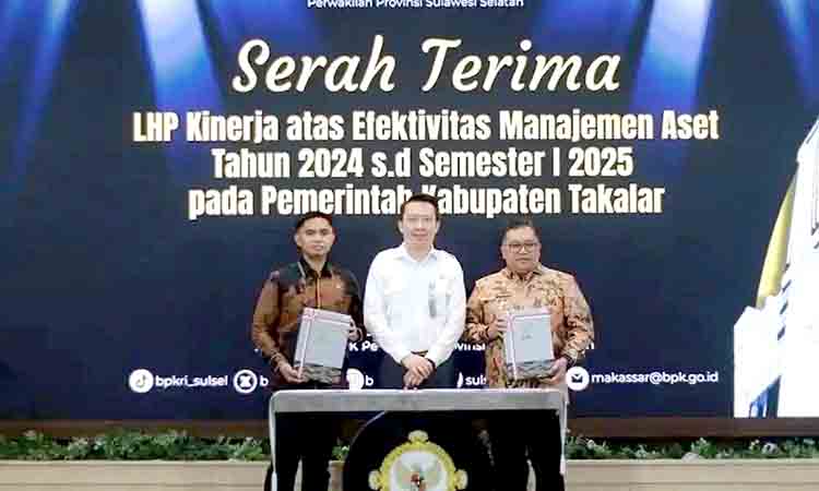 Bupati Takalar Terima LHP