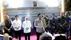 Kapolda Jatim Tinjau Pengamanan Tahun Baru, Pastikan Surabaya Kondusif