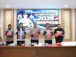 Polres Kediri Catat Tren Penurunan Pelanggaran Sepanjang Tahun 2025