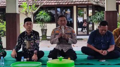 Tasyakuran Awal Tahun dan Penyerahan Mobmas di Kantor Kecamatan Pesantren, Kapolsek Tekankan Amanah Pelayanan Publik