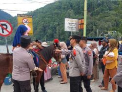 Libur Nataru Polres Magetan Tingkatkan Patroli di Wisata Telaga Sarangan