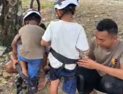 Brimob Polri Laksanakan Trauma Healing Anak Terdampak Bencana di Kabupaten Agam