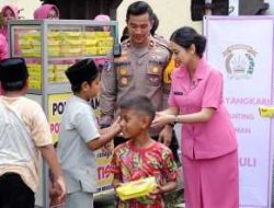 Jajaran Polresta Sidoarjo Bersama Bhayangkari Awali Tahun Dengan Aksi Sosial