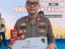 Konsisten Dukung Swasembada Pangan Kapolres Sumenep Terima Penghargaan dari Presiden RI