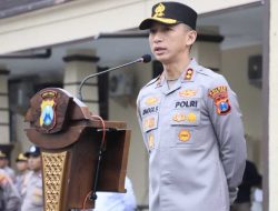 Kapolres Kediri Kota Pimpin Apel Pagi, Tekankan Kesehatan Personel dan Kesiapan Jelang Ramadan