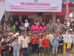 Taruni Akpol Gelar Trauma Healing bagi Siswa TK Bhayangkari Terdampak Banjir di Aceh Tamiang