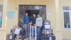 Polri Salurkan Bantuan Obat, BMHP, dan Vaksin Tetanus ke Jajaran Wilayah Barat Aceh