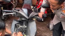Polrestabes Surabaya Berbagi Alarm Motor Gratis Cegah Curanmor dari Hulu