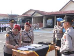 Penyegaran Organisasi, Polres Kediri Gelar Sertijab Sejumlah Pejabat Utama