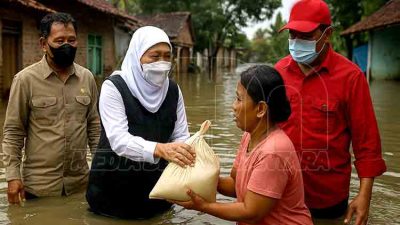 Khofifah Turun ke Lamongan