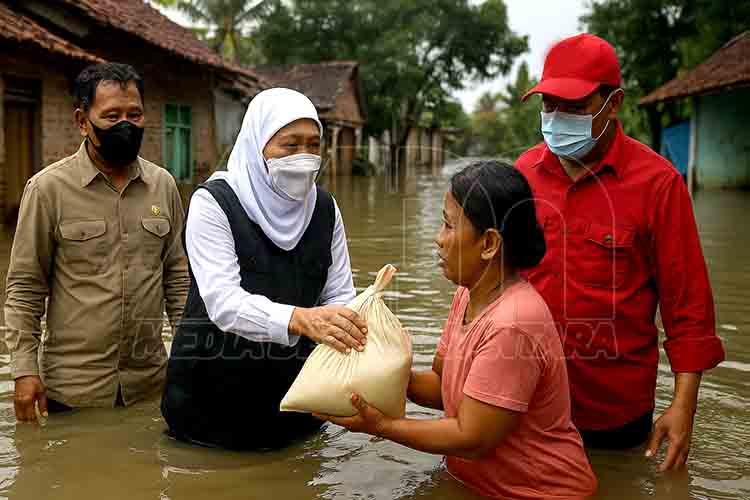 Khofifah Turun ke Lamongan