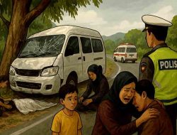 Minibus Wisatawan Gunung Gambir Alami Kecelakaan Maut di Jember, Tiga Tewas